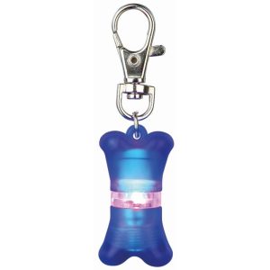 trixie nyakörvre illeszthető világiító kutyabilét kék